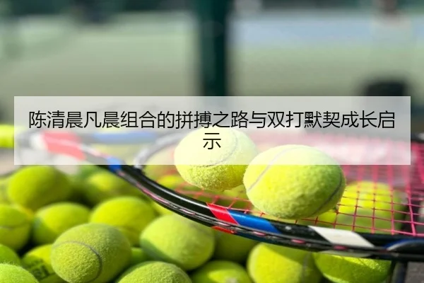陈清晨凡晨组合的拼搏之路与双打默契成长启示